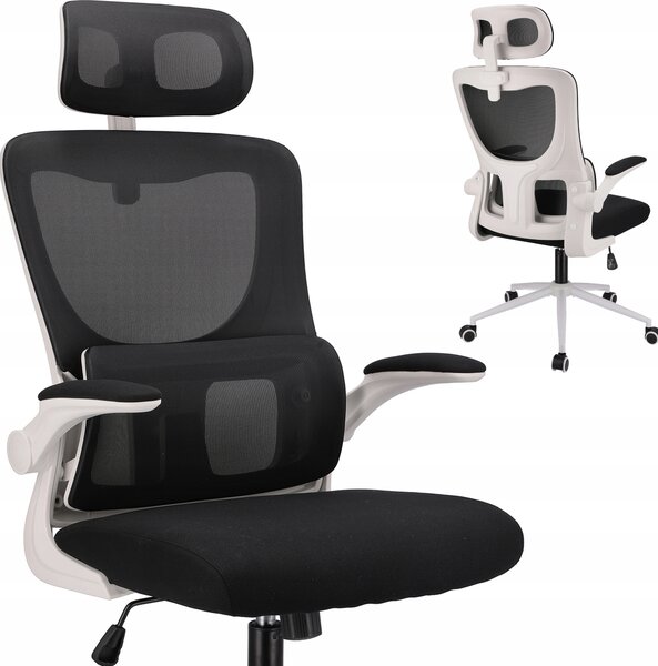 Ergonomické otočné kancelářské křeslo ZEO černé Jumi CM-270633
