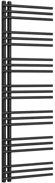 Koupelnový radiátor Burke - L/P - asymetrické připojení 50mm - 513 W - černá matná - 1500x500 mm