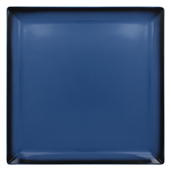 Talíř čtvercový 30,2 cm - modrá