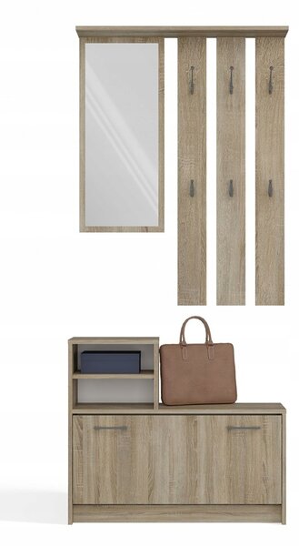 Šatní skříň TopEshop GAR SONOMA 85 x 180 x 24 cm dub sonoma