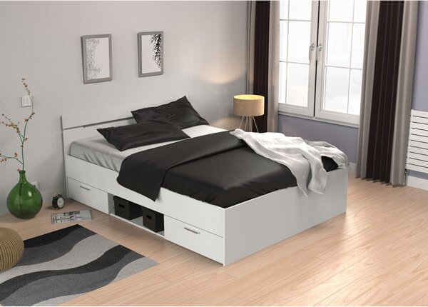 Multifunkční postel MICHIGAN bílá 140x200 cm