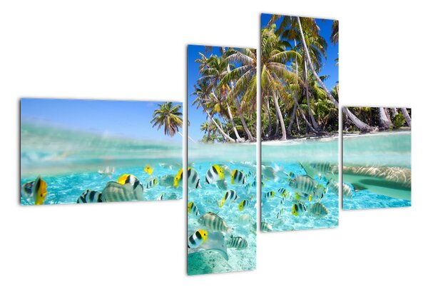 Obraz tropického moře (110x70cm)