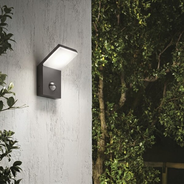 Ideal Lux - LED Venkovní svítidlo se senzorem STYLE LED/9W/230V CRI 90 IP54 antr