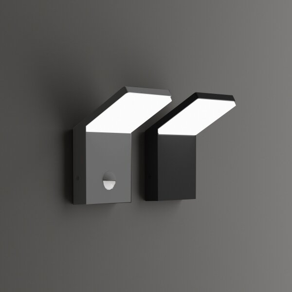 Ideal Lux - LED Venkovní svítidlo se senzorem STYLE LED/9W/230V CRI 90 IP54 antr