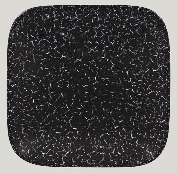 Talíř čtvercový 15 x 15 cm - černá