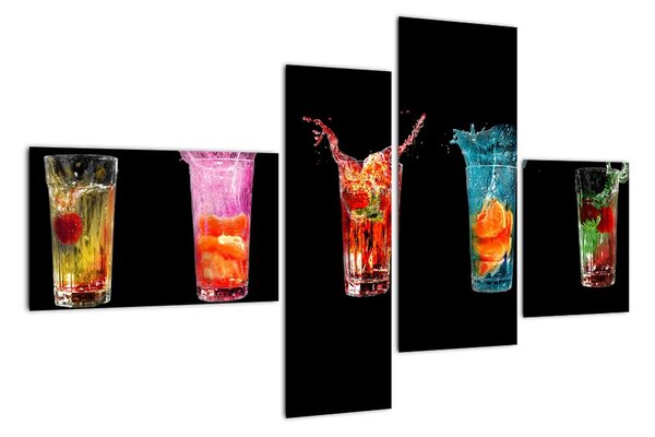 Obraz do kuchyně - letní drinky (110x70cm)