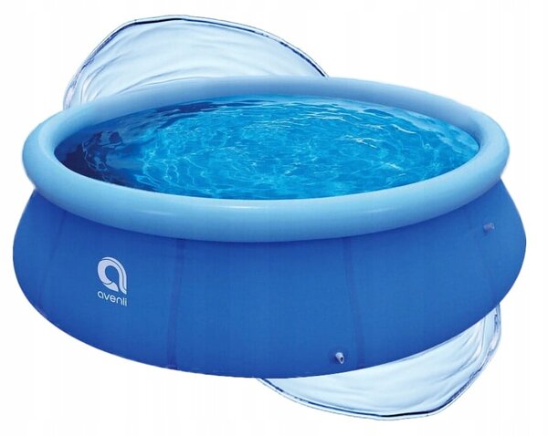 Avenli kulatý modrý expanzní Bazén 420 cm 84 cm 7820 l