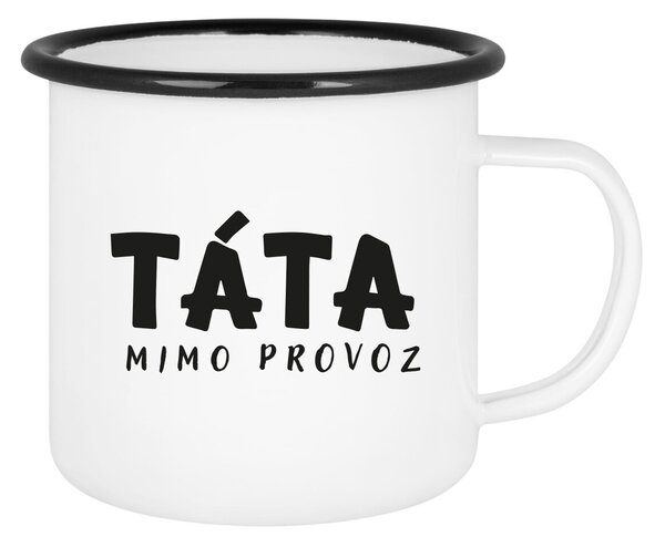 TÁTA MIMO PROVOZ - bílý plecháček 350 ml