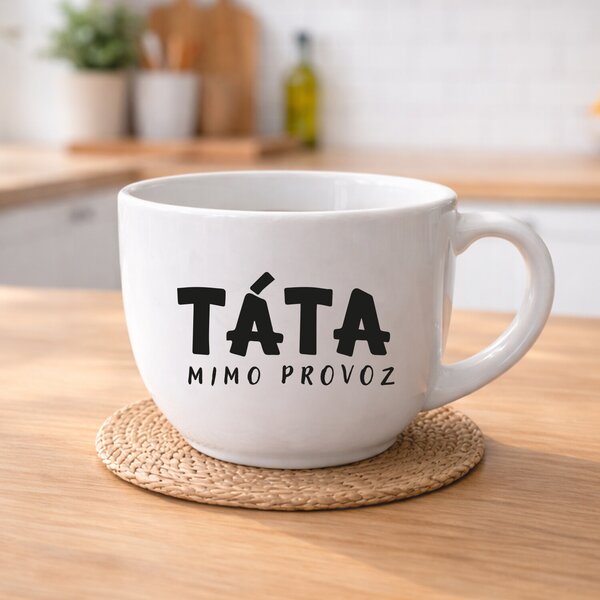 TÁTA MIMO PROVOZ - keramický hrnek 400 ml