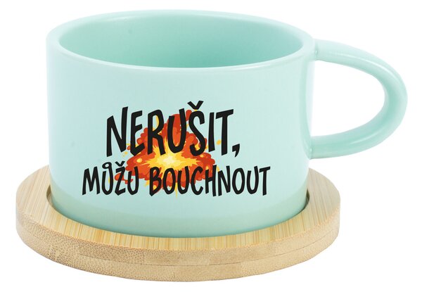 NERUŠIT, MŮŽU BOUCHNOUT. - mint hrníček makronka 200 ml