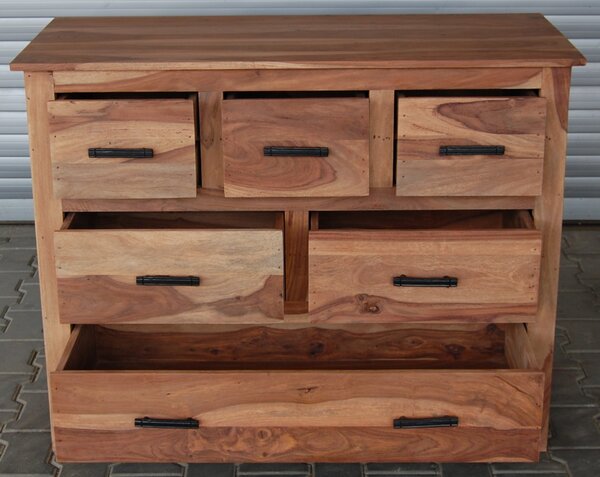 Komoda 120x90x45 Rami z indického masivu palisandr