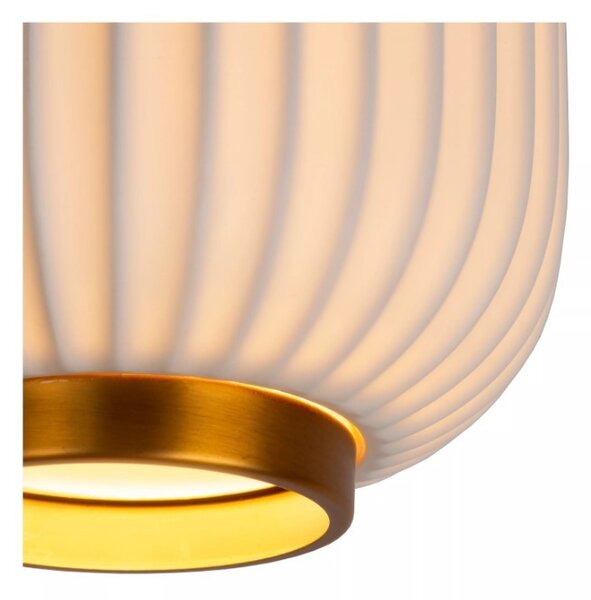 Lucide 13135/01/31 přisazené stropní svítidlo Gosse - bílá, porcelán, stmívatelné
