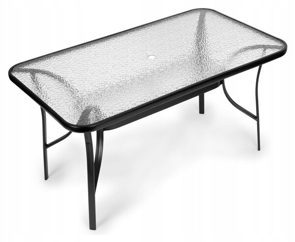 Zahradní skleněný stůl MultiGarden 140x80 cm na terasa balkon tvrzená deska