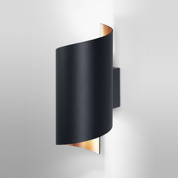LEDVANCE SMART+ WiFi Orbis Wall Twist, černá, Černá, Chodba, Hliník, Moderní