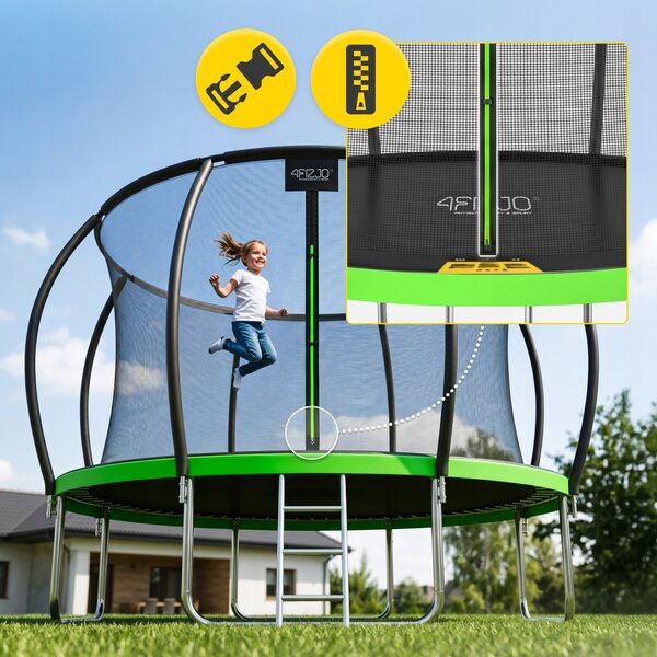 Trampolína se sítí 4FIZJO 435 cm FT 14 (427-435 cm)