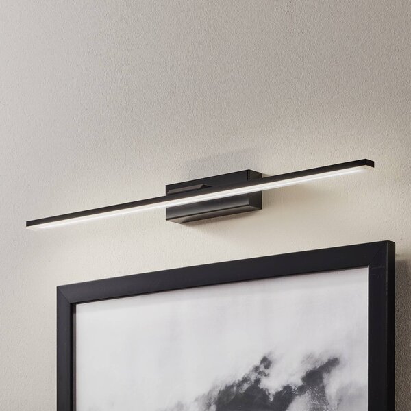 MCJ Nástěnné svítidlo LED Miroir 60 cm černé 4000K, Černá, Koupelna, Hliník, Moderní
