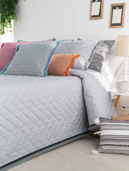 Textil Antilo Povlak na polštář Belaya Grey, šedý, 60x40 cm