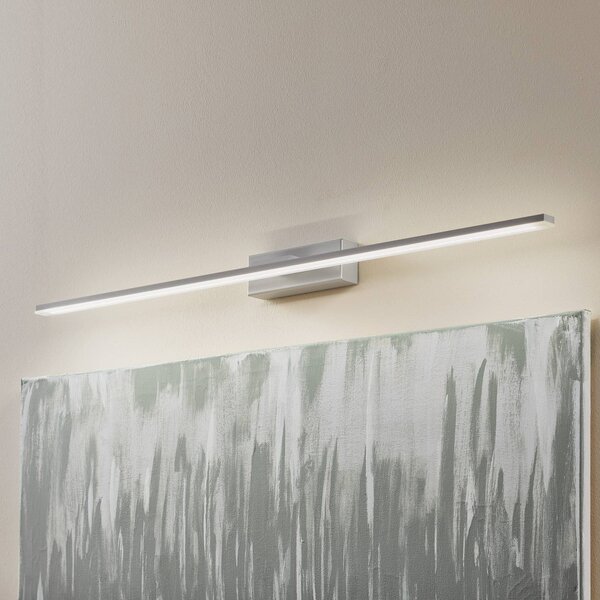 MCJ Nástěnné LED svítidlo Miroir 80 cm hliník 4000K, Hliník / šedá / zinek, Koupelna, Hliník, Moderní