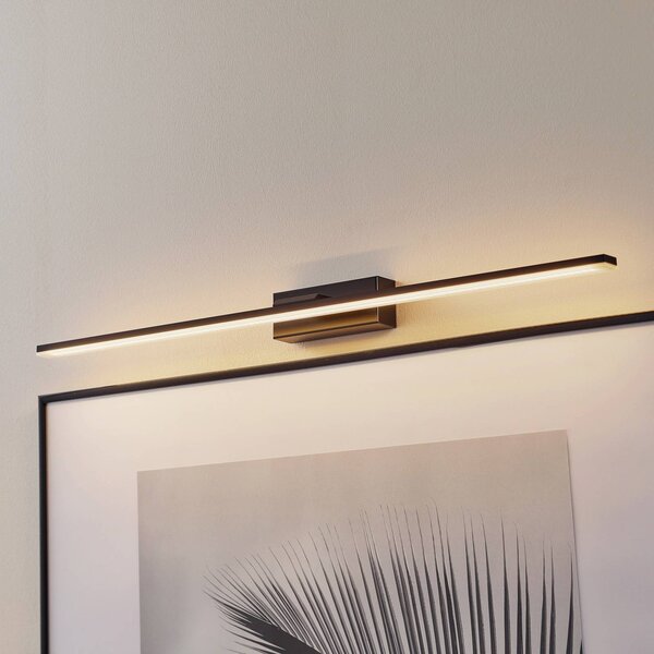 MCJ Nástěnné svítidlo LED Miroir 80 cm černé 3000K, Černá, Koupelna, Hliník, Moderní