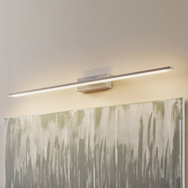 MCJ Nástěnné svítidlo LED Miroir 80 cm hliník 3000K, Hliník / šedá / zinek, Koupelna, Hliník, Moderní