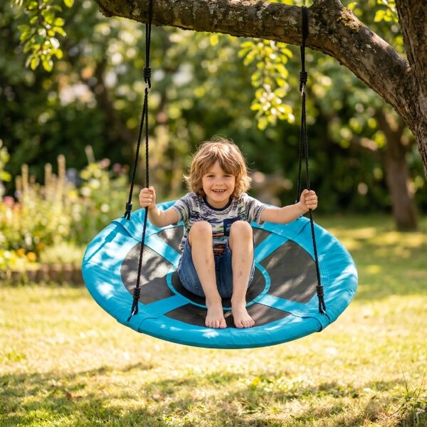 Zahradní houpačka hnízdo bociana tyrkysová NILS CAMP NB5031