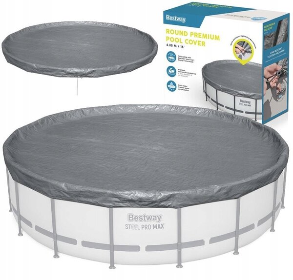 Bestway Krycí Plachta na bazén 488 cm ŘADA PREMIUM 58952
