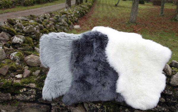 Skinnwille Home Collection Dlouhosrstá australská kožešina Gently, grafit, 95-100 cm