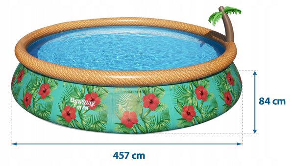 Kulatý lešený Bazén Bestway 457 x 457 cm