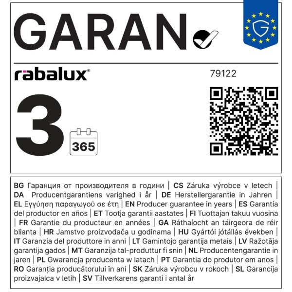 Rabalux 79122 - LED Žárovka T20 E14/6W/230V 4000K