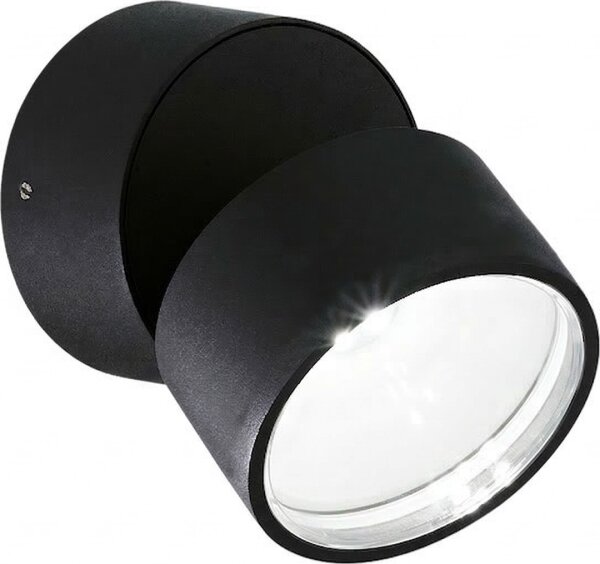 Ideal Lux - LED Venkovní nástěnné svítidlo OMEGA LED/7W/230V CRI 90 IP54 černá