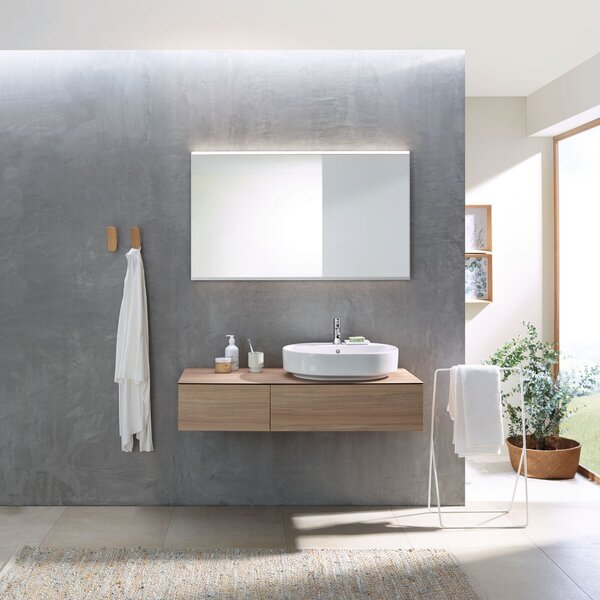 Geberit Variform umyvadlo 50x40 cm oválné na pult bílá lesk 500.775.01.2