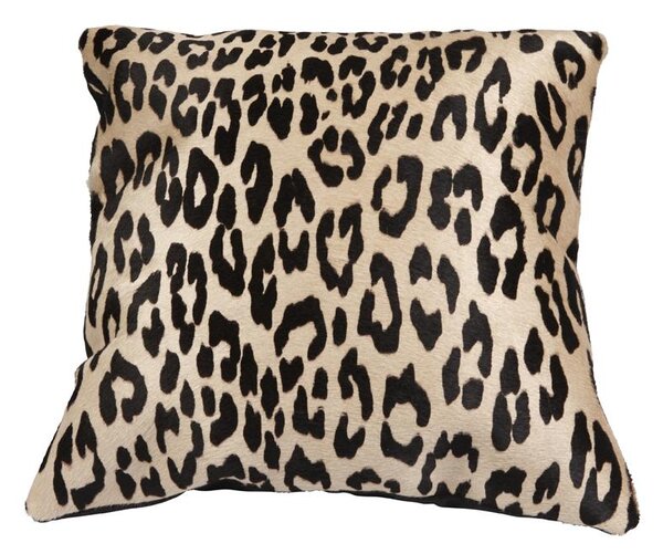 Skinnwille Home Collection Polštář Panther Patty, hovězí kůže, 45x45 cm