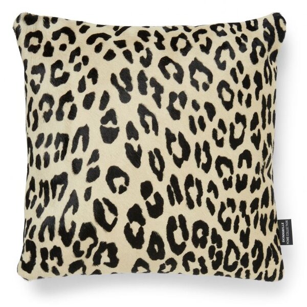 Skinnwille Home Collection Polštář Panther Patty, hovězí kůže, 45x45 cm