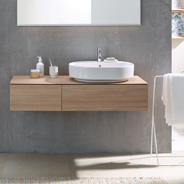 Geberit Variform umyvadlo 50x40 cm oválné na pult bílá lesk 500.775.01.2