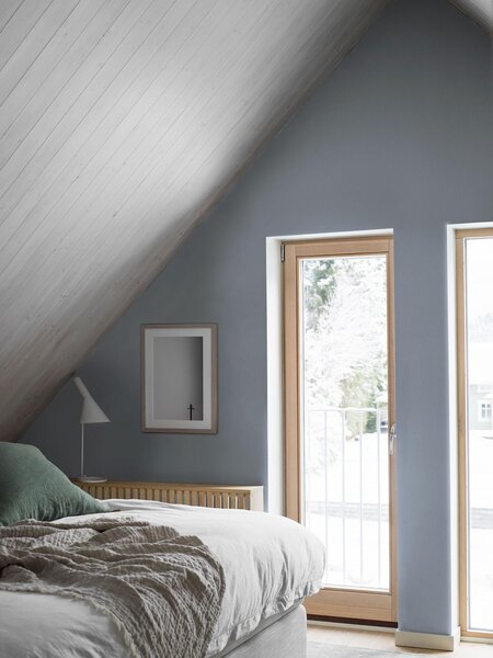 Vliesová tapeta na zeď, šedo-modrá, Imitace látky, 4353, Linen, Borastapeter