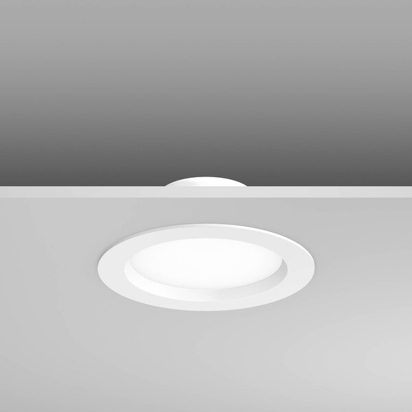 BEGA RZB HB 801 LED vestavné svítidlo IP54 Ø19cm 16W, Bílá / opál, Koupelna, Hliník, Moderní, Podhledové stropní svítidlo