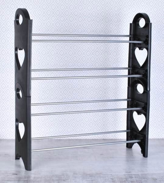 Botník Verk Group 65 x 65 x 20 cm černý