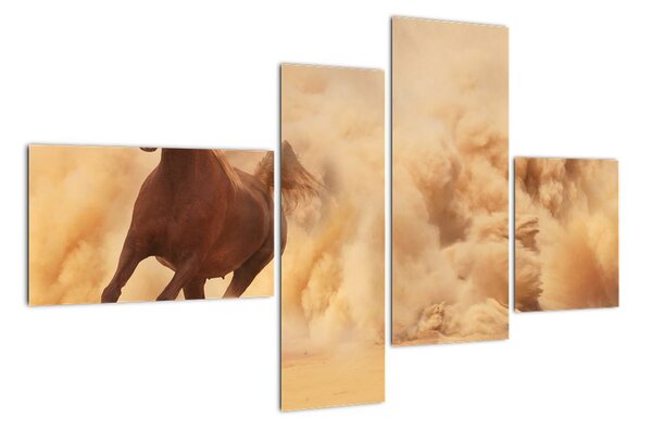 Cválající kůň - obraz (110x70cm)