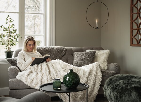 Skinnwille Home Collection Pléd Ulli Ivory, umělá kožešina, 120x180 cm