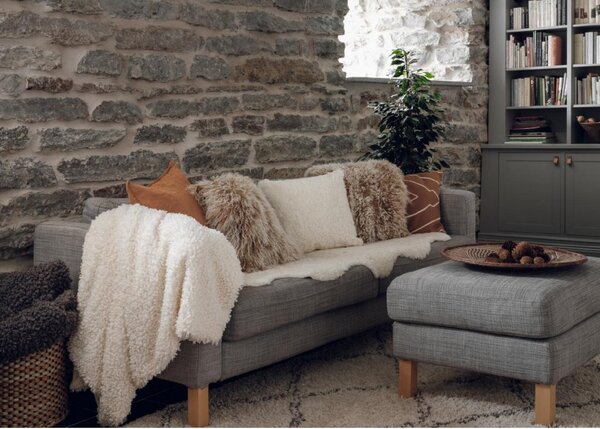 Skinnwille Home Collection Pléd Ulli Ivory, umělá kožešina, 120x180 cm