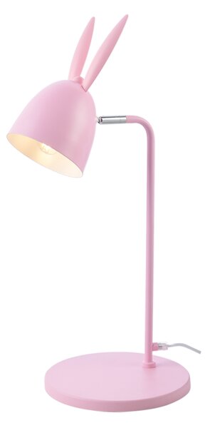 ACA DECOR Dětská stolní lampička BUNNY - Králíček max. 40W/E27/230V/IP20, růžová