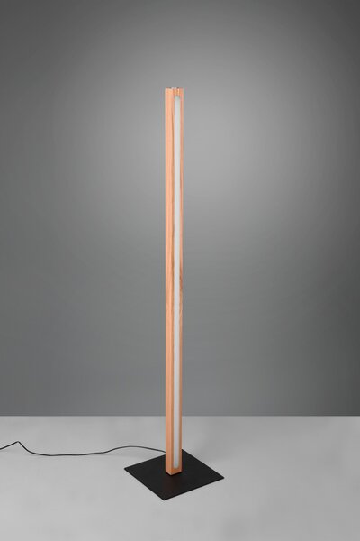 Trio 426410130 LED stojací svítidlo Bellari 1x20W | 2300lm | 3000K - funkce 4level switch, dřevo