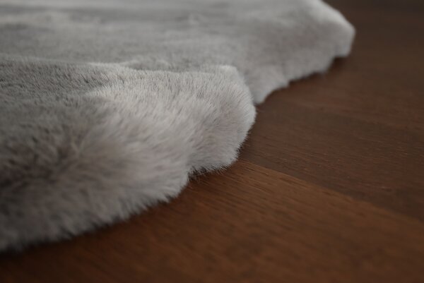 Skinnwille Home Collection Umělá kožešina Fluffy, šedá, 60x90 cm