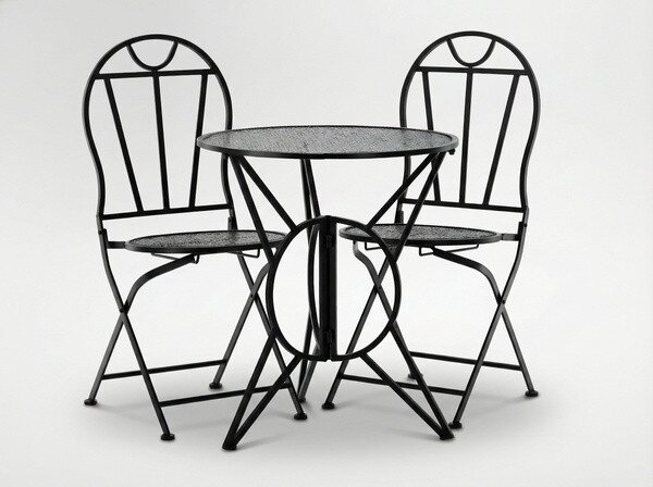 Set zahradního nábytku SUSAN černý GOM8244