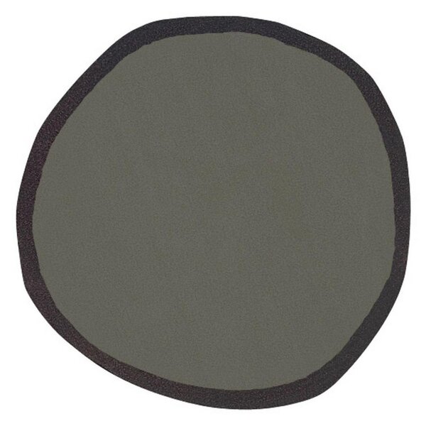 Nanimarquina Kulatý vlněný koberec Aros Barva: Red-Black (červeno-černá), Rozměr: Ø 100 cm