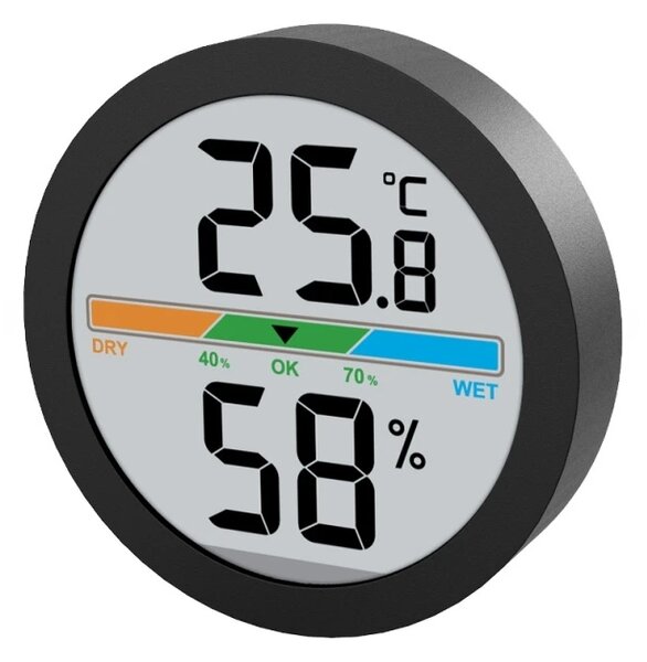 Lowell Italy Magnetický digitální teploměr s vlhkoměrem JD9041 Lowell 6cm