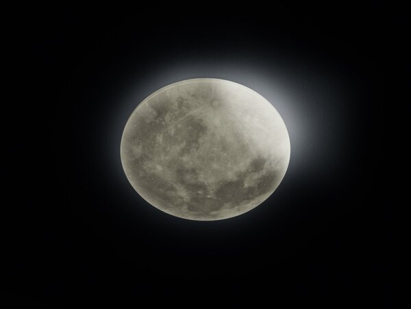 Trio 627514000 LED stropní svítidlo Lunar 1x22W | SMD | 2000lm | 3000K - stmívatelné, noční režim, dálkové ovládání, bílá