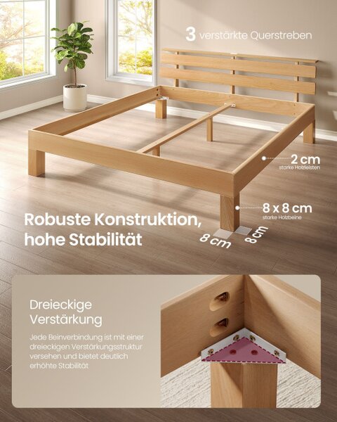 Manželská postel s LED osvětlením a USB 160×200 cm RMB255Y101
