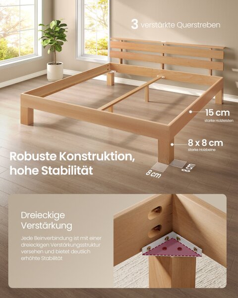 Manželská postel s LED osvětlením a USB 180×200 cm RMB258Y101