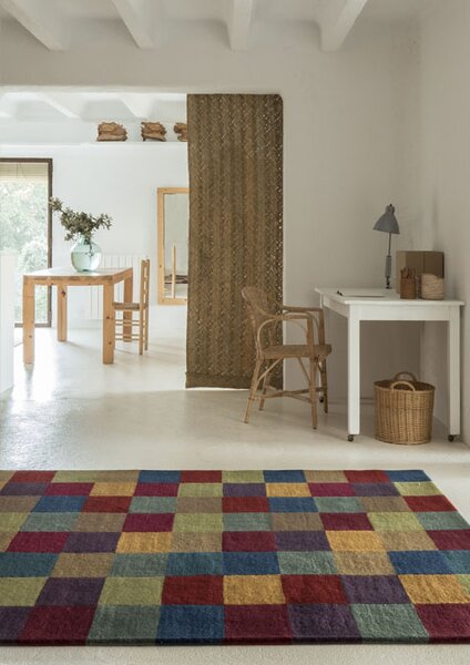 Nanimarquina Kostkovaný vlněný koberec Cuadros Rozměr koberce: 170×240 cm